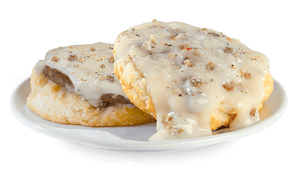 Sausage Gravy Biscuit