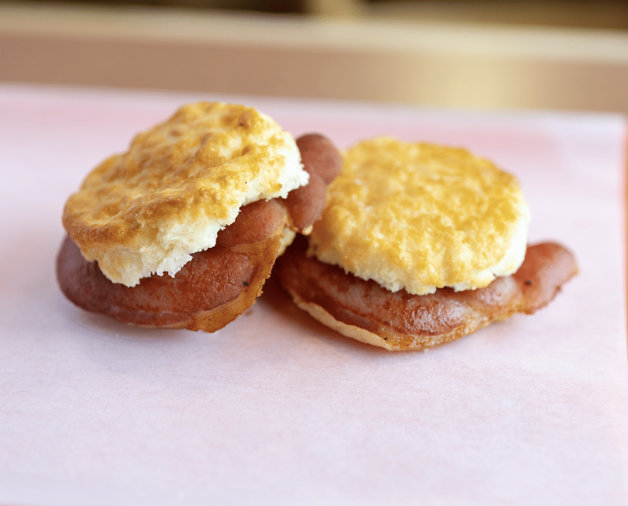 2 Country Ham Biscuits